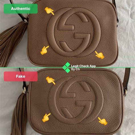 new gucci has scratch on logo|gucci logo bag authentication.